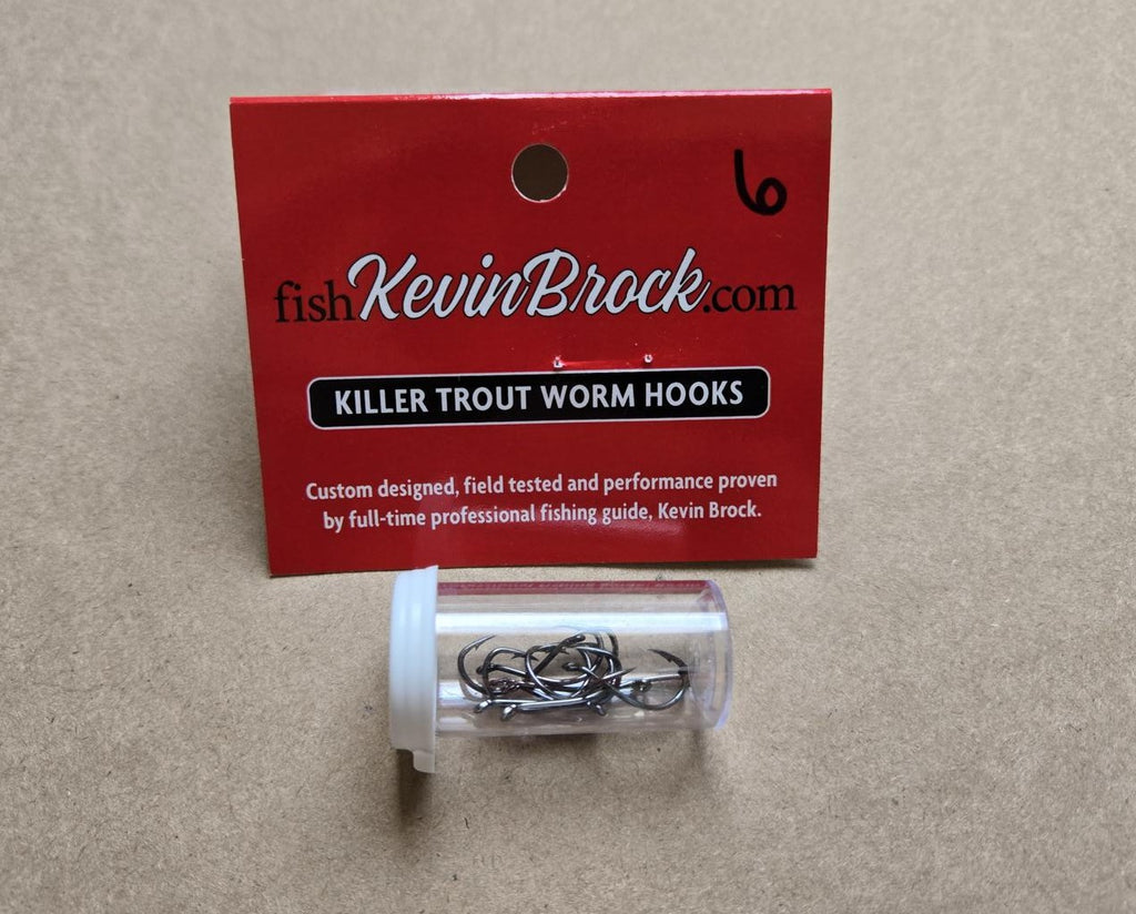 Trout Worm hooks, 10pk